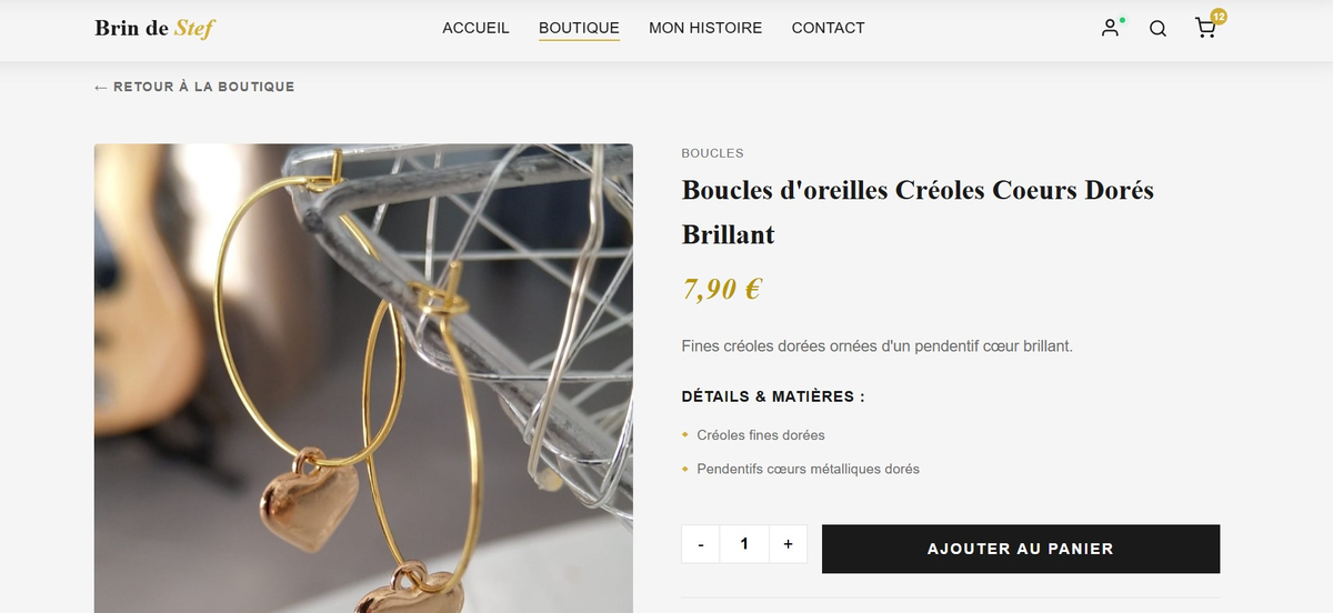 Bijou artisanal 1
