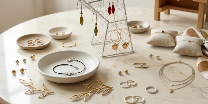 Bijoux fins assembl&eacute;s &agrave; la main par l'atelier Brin de Stef