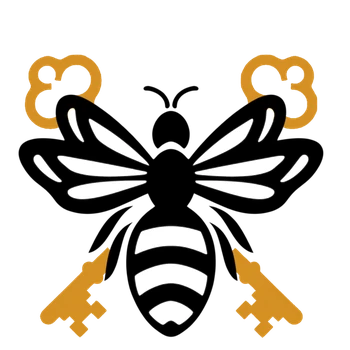 Icône abeille sur-mesure créée pour l'identité visuelle de Bee Cleaner